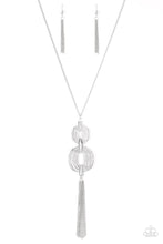 Load image into Gallery viewer, Timelessly Tasseled - Silver Necklace