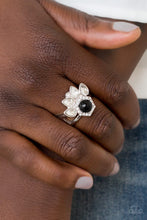 Load image into Gallery viewer, Crown Coronation- BLACK Ring