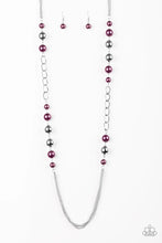 Load image into Gallery viewer, Uptown Talker - Purple Necklace
