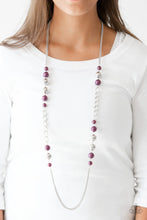 Load image into Gallery viewer, Uptown Talker - Purple Necklace
