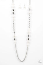 Load image into Gallery viewer, Uptown Talker -WHITE Necklace & All Dressed Uptown WHITE Bracelet SET SOLD TOGETHER