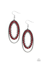 Load image into Gallery viewer, Marry Into Money- Red Earring