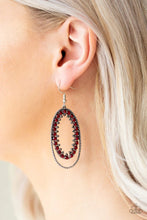 Load image into Gallery viewer, Marry Into Money- Red Earring