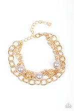 Load image into Gallery viewer, Classical Cadence - Gold Necklace/Bracelet SET