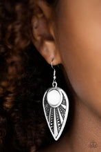 Load image into Gallery viewer, Take A Walk About - White Earring
