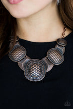 Load image into Gallery viewer, Prehistoric Powerhouse- Copper Necklace