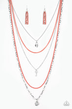Load image into Gallery viewer, Right On Key - ORANGE NECKLACE