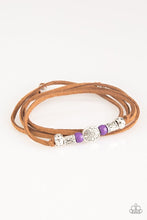 Load image into Gallery viewer, Clear A Path- Purple Bracelet