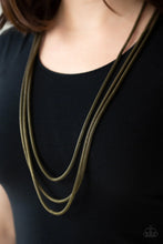 Load image into Gallery viewer, Street Sweep -Brass Necklace