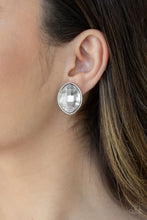 Load image into Gallery viewer, Movie Star Sparkle- White Earrings