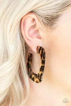 Load image into Gallery viewer, Cheetah Incognito - Brown Earrings