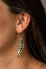 Load image into Gallery viewer, Fowl Play - Brass Earring