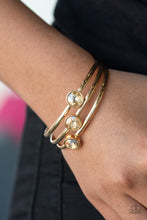 Load image into Gallery viewer, Be All That You Can Bedazzle - GOLD Bracelet