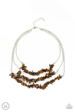 Load image into Gallery viewer, Eco Goddess- Brown Necklace CHOCKER