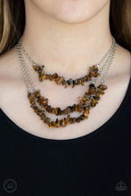 Load image into Gallery viewer, Eco Goddess- Brown Necklace CHOCKER