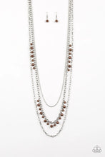Load image into Gallery viewer, Pearl Pageant- BROWN Necklace