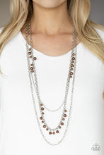 Load image into Gallery viewer, Pearl Pageant- BROWN Necklace