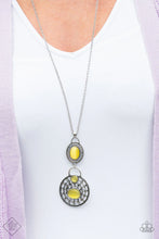 Load image into Gallery viewer, Hook Vine And Sinker -Yellow Necklace