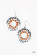 Load image into Gallery viewer, Organically Omega--Orange Earring