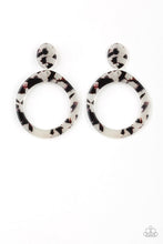 Load image into Gallery viewer, Fish Out Of Water- White multi Earring