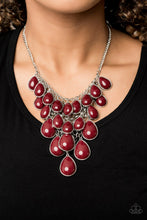 Load image into Gallery viewer, Shop Until YouTeardrop - RED Necklace