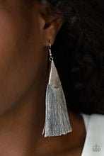 Load image into Gallery viewer, In Full Plume-SILVER Earring