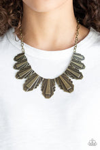 Load image into Gallery viewer, Cougar Cave - Brass Necklace