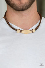 Load image into Gallery viewer, Urban Carpentry - Brown Men's Necklace
