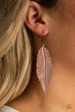 Load image into Gallery viewer, Looking for a Flight - Copper Earrings