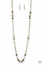 Load image into Gallery viewer, Wall Street Waltz - BRASS Necklace