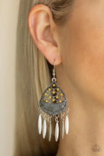 Load image into Gallery viewer, Wolf Den - Yellow Earrings