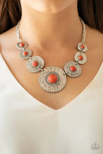 Load image into Gallery viewer, TIGER TRAP -ORANGE NECKLACE