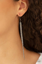 Load image into Gallery viewer, REIGN CHECK - BLACK EARRINGS