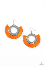 Load image into Gallery viewer, Fringe Fanatic --Orange Earring