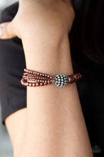 Load image into Gallery viewer, Vintage Collision - Brown bracelet