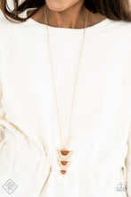 Load image into Gallery viewer, Serene Sheen Gold Necklace AND Mind Body and SOL Gold Bracelet -- SOLD AS SET