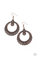 Load image into Gallery viewer, Solar Orbit - COPPER Earrings--