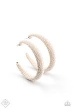 Load image into Gallery viewer, TWINE AND DINE - WHITE EARRINGS