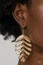 Load image into Gallery viewer, Palm Lagoon - Gold Earring