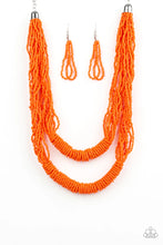 Load image into Gallery viewer, Right As Rainforest - Orange Necklace
