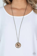 Load image into Gallery viewer, Iridescently Influential - Brown Necklace