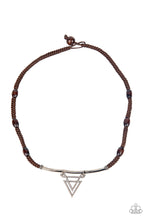 Load image into Gallery viewer, ARROWED ADMIRAL - BROWN MEN'S NECKLACE