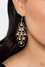 Load image into Gallery viewer, Head Rush- GOLD Earring
