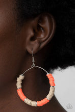 Load image into Gallery viewer, Skillfully Stacked- Orange Earring