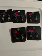 Load image into Gallery viewer, Lil Diva's (kids) star shaped colored post earring ***4 for $1***