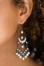 Load image into Gallery viewer, Palace Princess -BLACK Earrings