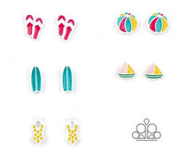 Load image into Gallery viewer, Lil Diva's (kids) SUMMER shaped post earring ***4 for $1***