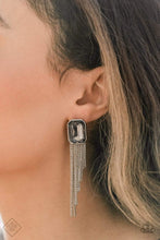 Load image into Gallery viewer, Save For A REIGNY Day - Silver/black Earring