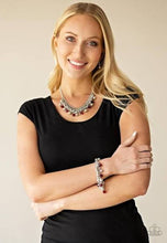 Load image into Gallery viewer, Party Spree - Red Necklace/ The Pary Planner Red Bracelet SET SOLD TOGETHER