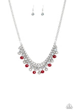 Load image into Gallery viewer, Party Spree - Red Necklace/ The Pary Planner Red Bracelet SET SOLD TOGETHER